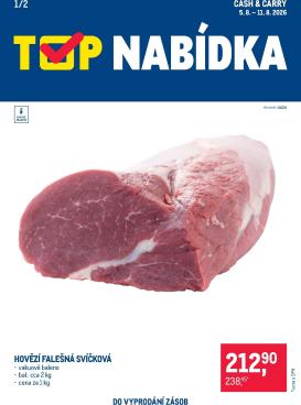 makro - Aktuální Makro - TOP maso Cash & Carry leták platný od středy 05.08.2026 do úterý 11.08.2026