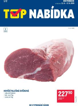 makro - Aktuální Makro - TOP nabídka masa Distribuce leták platný od úterý 11.08.2026 do pondělí 17.08.2026