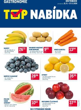 makro - Aktuální Makro - TOP nabídka Gastronomie Distribuce leták platný od úterý 11.08.2026 do pondělí 17.08.2026