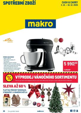 makro - Aktuální leták Makro - Spotřební zboží od 03.12. do 16.12.