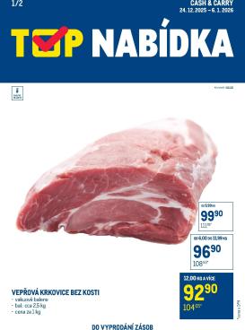 makro - Aktuální leták Makro - TOP maso od 24.12. do 06.01.