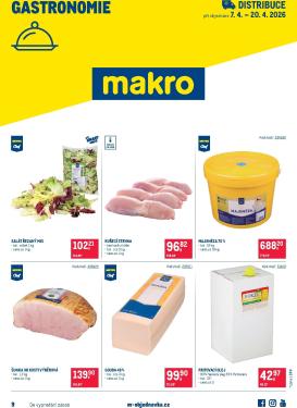 makro - Aktuální Makro - Gastronomie - Distribuce leták platný od úterý 07.04.2026 do pondělí 20.04.2026