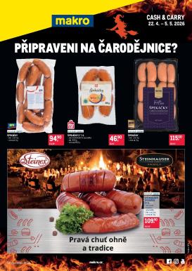 makro - Budoucí Makro - Čarodějnice leták platný od středy 22.04.2026 do úterý 05.05.2026
