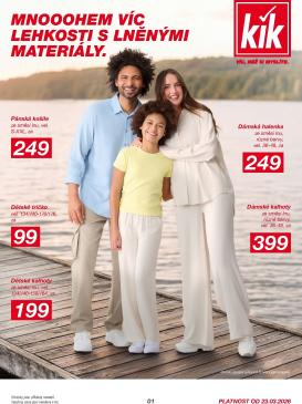 kik - KiK leták platný od pondělí 23.03.2026 do neděle 19.04.2026