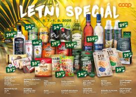 coop - Aktuální Coop - Delikates Letní speciál leták platný od středy 08.07.2026 do úterý 01.09.2026