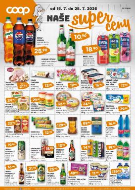 coop - Aktuální Coop - Naše značky leták platný od středy 15.07.2026 do úterý 28.07.2026