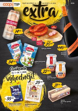 coop - Budoucí Coop - Tip extra leták platný od středy 22.07.2026 do úterý 04.08.2026