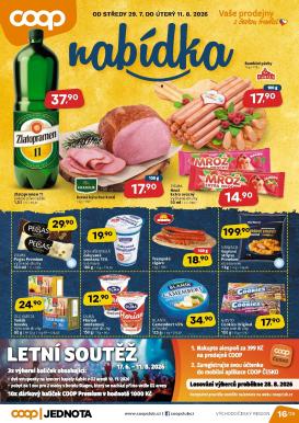 coop - Aktuální Coop - Východní Čechy leták platný od středy 29.07.2026 do úterý 11.08.2026