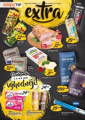 coop - Aktuální Coop - Tip extra leták platný od středy 02.09.2026 do úterý 15.09.2026