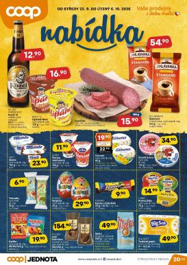 coop - Aktuální Coop Střední Čechy leták platný od středy 23.09.2026 do úterý 06.10.2026