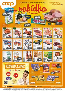 coop - Aktuální leták Coop - Jižní Čechy od 08.10. do 21.10.
