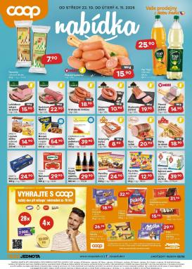 coop - Aktuální leták Coop - Jižní Čechy od 22.10. do 04.11.