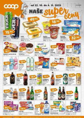coop - Aktuální leták Coop - Naše super ceny od 22.10. do 04.11.