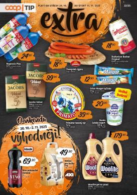 coop - Aktuální leták Coop - Tip extra od 29.10. do 11.11.