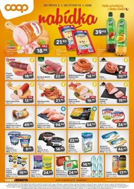 coop - Aktuální leták COOP - Jižní Čechy od 02.01. do 13.01.