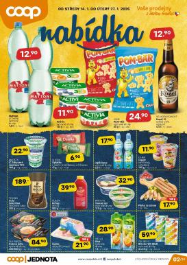 coop - Aktuální leták Coop - Východní Čechy od 14.01. do 27.01.