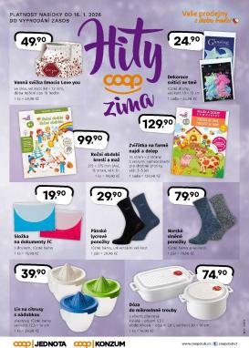 coop - Aktuální leták Coop - Hity zima od 16.01. do 15.02.