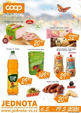 coop - Aktuální COOP Jednota leták platný od středy 06.05.2026 do úterý 19.05.2026