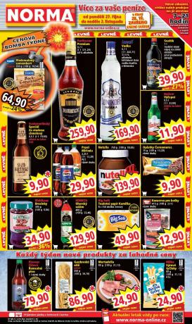 norma - Aktuální leták Norma od 27.10. do 02.11.