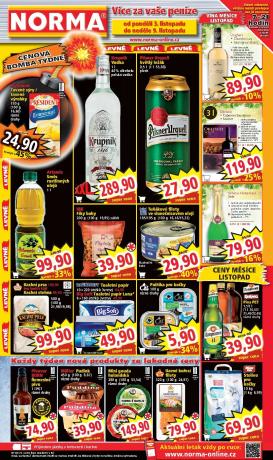 norma - Aktuální leták Norma od 03.11. do 09.11.