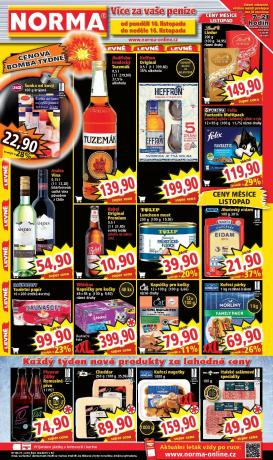 norma - Aktuální leták Norma od 10.11. do 16.11.