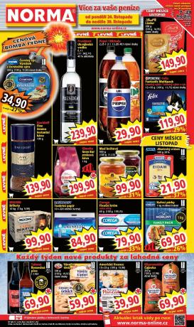 norma - Aktuální leták Norma od 24.11. do 30.11.