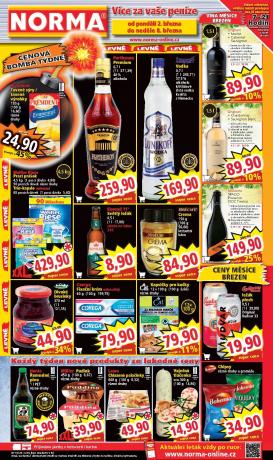 norma - Norma leták platný od pondělí 02.03.2026 do neděle 08.03.2026