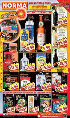 norma - Norma leták platný od pondělí 16.03.2026 do neděle 22.03.2026