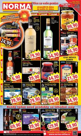 norma - Norma leták na příští týden od pondělí 20.04.2026 do neděle 26.04.2026