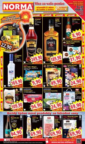 norma - Norma leták na příští týden od pondělí 27.04.2026 do neděle 03.05.2026