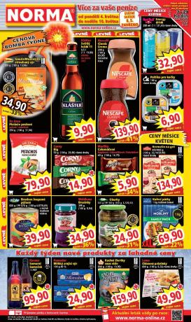 norma - Norma leták na příští týden od pondělí 04.05.2026 do neděle 10.05.2026