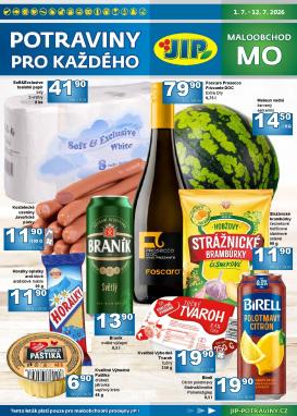 jip - Budoucí JIP - Maloobchod leták platný od středy 01.07.2026 do neděle 12.07.2026