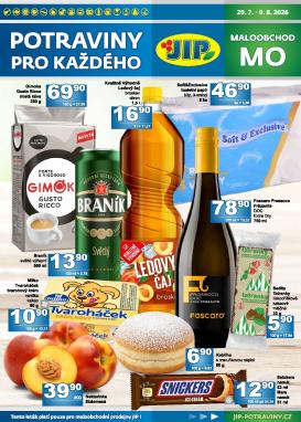 jip - Budoucí JIP - Maloobchod leták platný od středy 29.07.2026 do neděle 09.08.2026