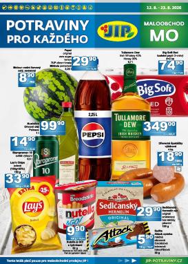 jip - Budoucí JIP Maloobchod leták platný od středy 12.08.2026 do neděle 23.08.2026