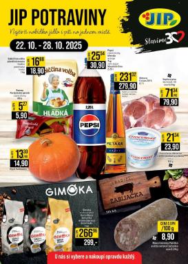 jip - Aktuální leták JIP od 22.10. do 28.10.