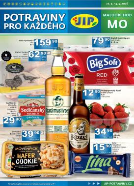 jip - JIP - Maloobchod leták na příští týden od středy 22.04.2026 do neděle 03.05.2026