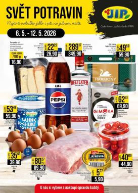 jip - JIP - Brno, Jilemnice, Karlovy Vary, Olomouc, Ostrava, Pardubice, Polička, Praha, Zlín leták na příští týden od středy 06.05.2026 do úterý 12.05.2026