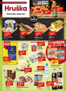 hruska - Aktuální Hruška leták platný od středy 10.06.2026 do úterý 16.06.2026