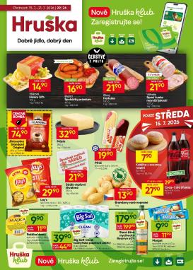hruska - Aktuální Hruška - Leták leták platný od středy 15.07.2026 do úterý 21.07.2026
