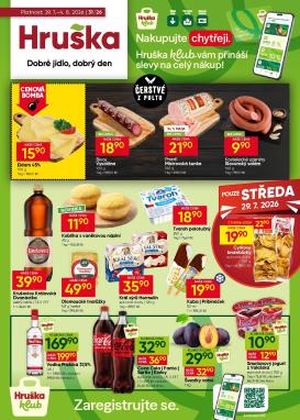 hruska - Aktuální Hruška leták platný od středy 29.07.2026 do úterý 04.08.2026