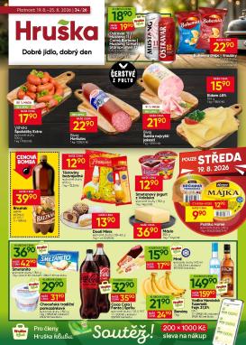 hruska - Aktuální Hruška leták platný od středy 19.08.2026 do úterý 25.08.2026