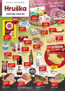 hruska - Hruška leták platný od středy 04.03.2026 do úterý 10.03.2026