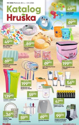 hruska - Aktuální Hruška - Katalog leták platný od úterý 28.04.2026 do pondělí 03.08.2026