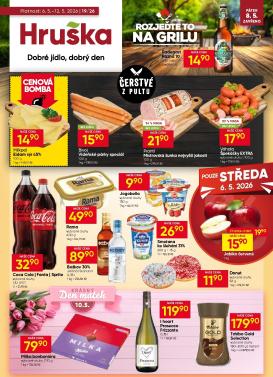 hruska - Aktuální Hruška leták platný od středy 06.05.2026 do úterý 12.05.2026