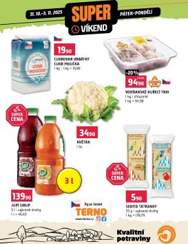 terno - Aktuální leták Terno - Super víkend od 31.10. do 03.11.