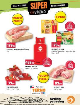terno - Terno - Super víkend leták platný od pátku 13.02.2026 do pondělí 16.02.2026