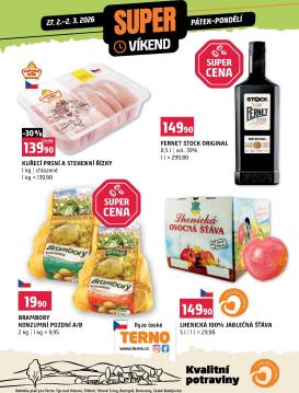 terno - Terno - Super víkend leták platný od pátku 27.02.2026 do pondělí 02.03.2026