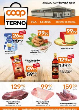 terno - Aktuální Terno - Jihlava, Rantířovská leták platný od čtvrtka 30.04.2026 do středy 06.05.2026