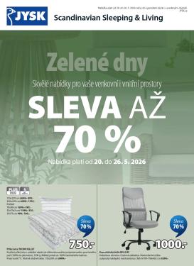 jysk - Aktuální JYSK leták platný od středy 20.05.2026 do úterý 26.05.2026