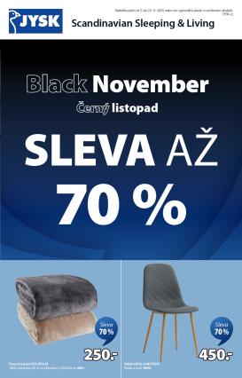 jysk - Aktuální leták JYSK - Black Friday od 03.11. do 23.11.